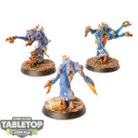 Disciples of Tzeentch - 3 Flamers of Tzeentch - bemalt