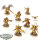 Death Guard - 7x Plague Marines - klassisch - bemalt