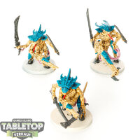 Tyraniden - 3x Tyranid Warriors - bemalt