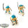 Tyraniden - 3x Tyranid Warriors - bemalt