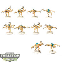 Tyraniden - 10x Genestealers - klassisch - bemalt