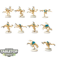 Tyraniden - 10x Genestealers - klassisch - bemalt