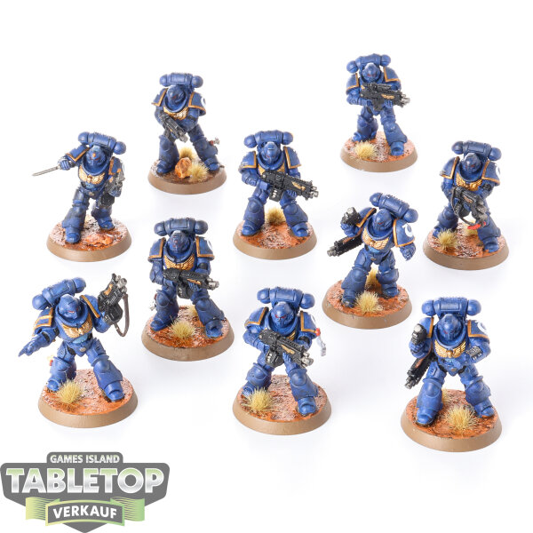 Ultramarines - 10x Intercessors - bemalt