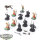 HdR Figuren - Gut - 11x Diverse Modelle - Elves, Men & Horse - teilweise bemalt