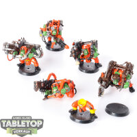 Orks - 5 Ork Lootas - bemalt