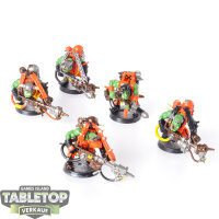 Orks - 5 Ork Burna Boyz - bemalt