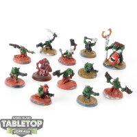 Orks - 12x Ork Gretchin - teilweise bemalt