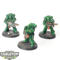 Space Marines - 3x Primaris Eradicators - bemalt