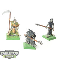 Miniaturen - 3x Skeleton Elite Warriors II / Grim Reapers...
