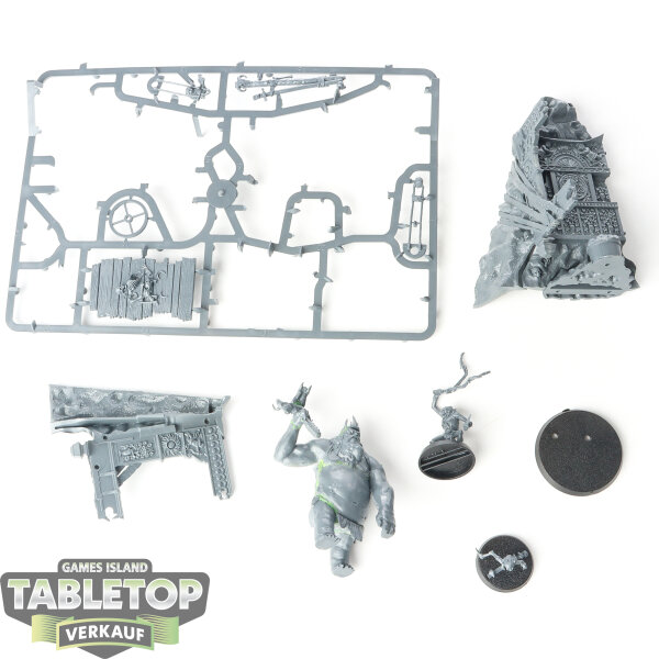 Der Hobbit Figuren - Gut - Goblin King & Retinue - teilweise gebaut