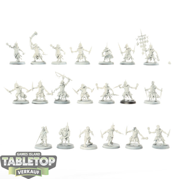 Orruk Warclans - 20 Hobgrot Slittaz - grundiert
