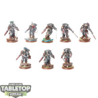 Space Marines - 8 x Assault Intercessors - bemalt