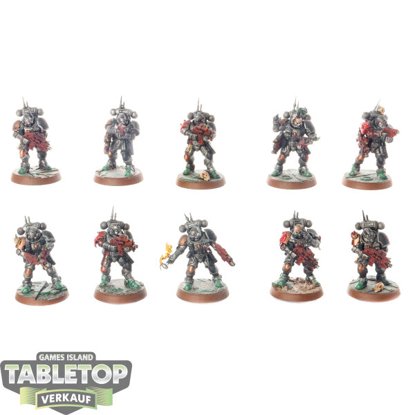 Space Marines - 10 x Primaris Infiltrators - bemalt