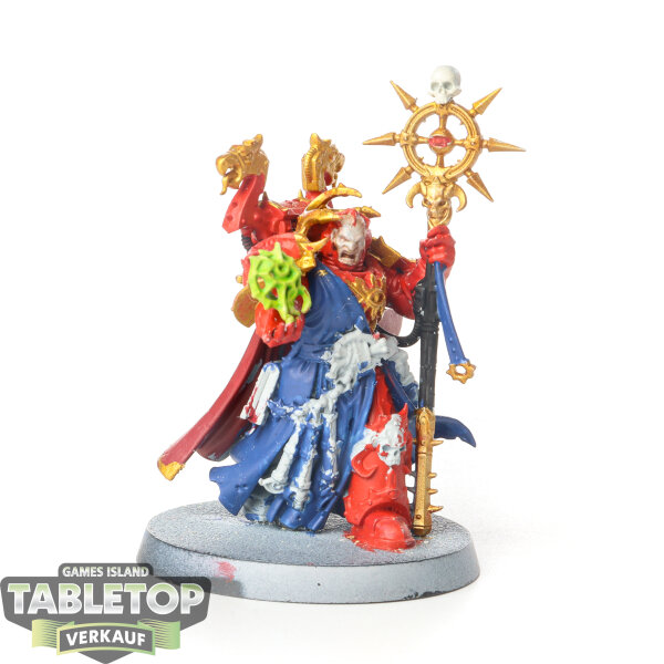 Chaos Space Marines - Chaos Space Marines Sorcerer - teilweise bemalt
