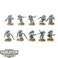 Space Marines - 10 x Assault Intercessors - bemalt
