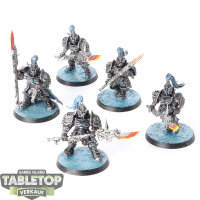 Adeptus Custodes - 5x Custodian Guard Squad - bemalt