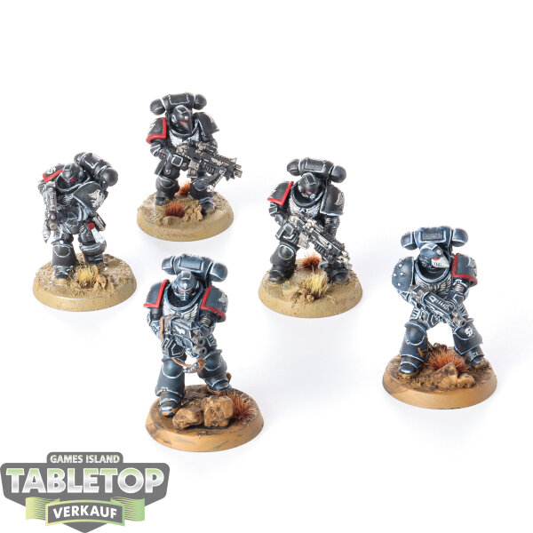Space Marines - 5 Intercessors - bemalt
