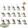 Seraphon - 15 x Saurus Warriors klassisch - bemalt