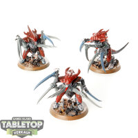Tyraniden - 3 Tyranid Warriors - bemalt