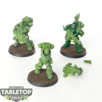 Space Marines - 3x Primaris Eradicators - teilweise bemalt