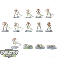 Necrons - 10x Necron Warriors - bemalt