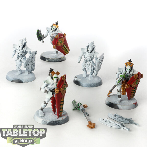 Necrons - 5x Lychguard - teilweise bemalt