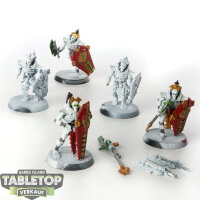 Necrons - 5x Lychguard - teilweise bemalt