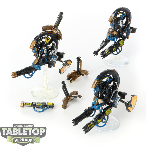 Necrons - 3 Tomb Blades - bemalt