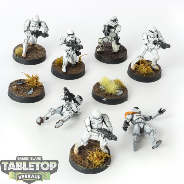 Imperium - 7 Stormtroopers - bemalt