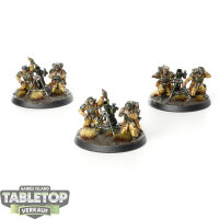 Astra Militarum - 3 x Heavy Weapons Squad - bemalt