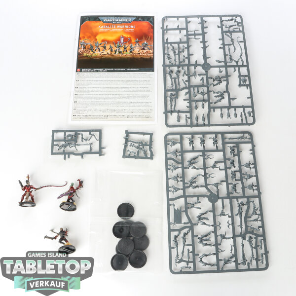 Drukhari - 10 x Kabalite Warriors - teilweise gebaut