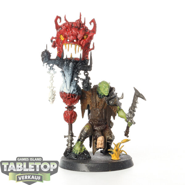 Orruk Warclans - Murknob with Belcha-banna - teilweise bemalt