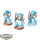 Dark Angels - 3x Tactical Squad klassisch - teilweise bemalt