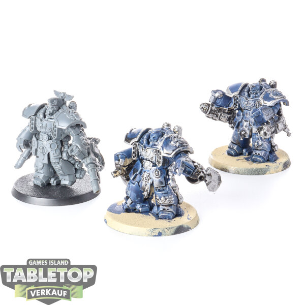 Space Marines - 3x Centurion Devastator Squad - teilweise bemalt