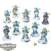 Thousand Sons - 10x Rubric Marines - teilweise bemalt