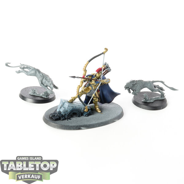 Stormcast Eternals - Knight-Judicator with Gryph-hounds - teilweise bemalt