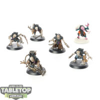 Genestealer Cults - 6 x Hybrid Metamorphs - teilweise bemalt