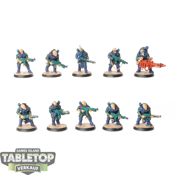 Genestealer Cults - 10 x Neophyte Hybrids - teilweise bemalt