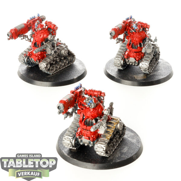 Adeptus Mechanicus - 3x Kataphron Destroyers - teilweise bemalt