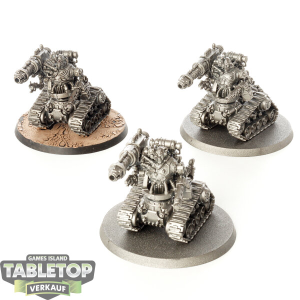 Adeptus Mechanicus - 3x Kataphron Destroyers - teilweise bemalt