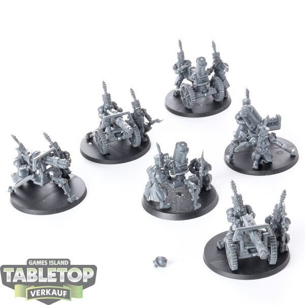 Astra Militarum - 6 x Les Grognards Heavy Support - unbemalt