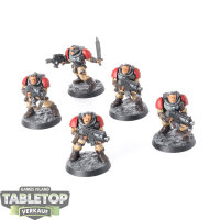Blood Angels - 5 x Scout klassisch - bemalt