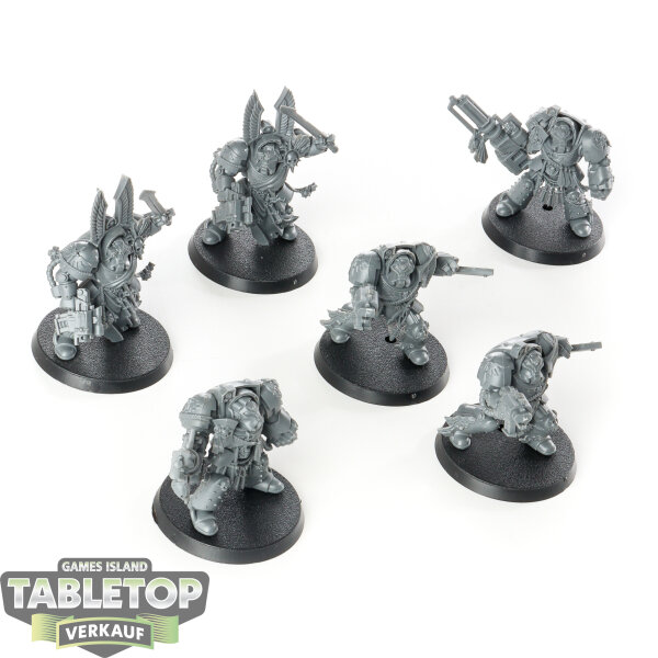 Dark Angels - 6x Deathwing Terminators klassisch - unbemalt
