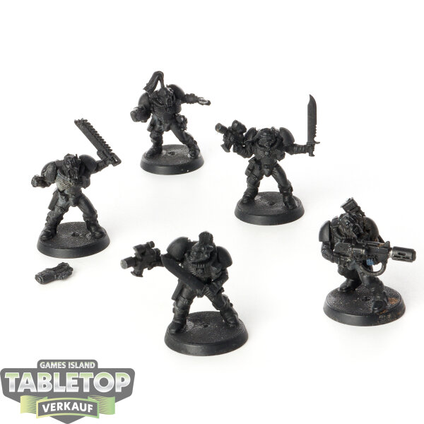 Space Marines - 5x Scouts - klassisch - grundiert