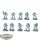 Horus Heresy - 10 MKIII Tactical Squad - klassisch - teilweise bemalt