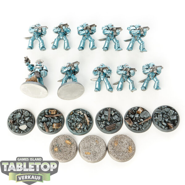 Horus Heresy - 10 MKIV Tactical Squad - teilweise bemalt