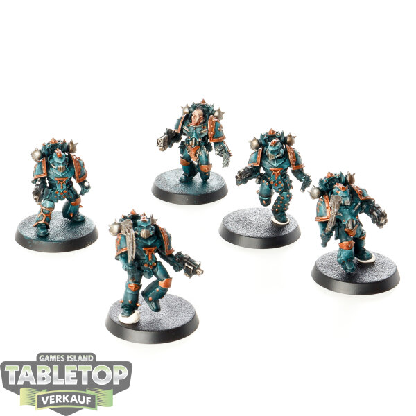 Horus Heresy - 5 Sons of Horus Reaver Attack Squad - bemalt