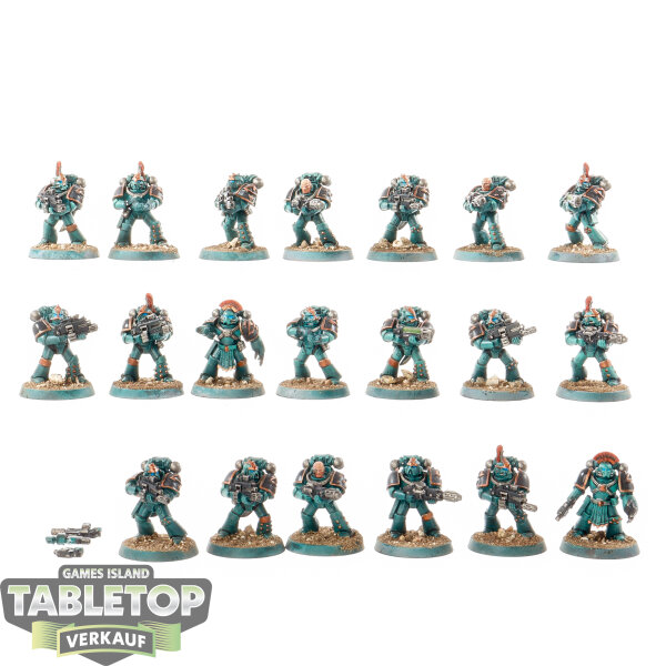 Horus Heresy - 20 MKIV Tactical Squad - bemalt