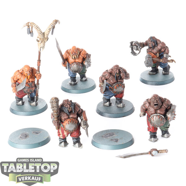 Ogor Mawtribes - 6x Ogor Gluttons - bemalt