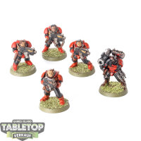 Space Marines - 5x Scouts klassisch - teilweise bemalt